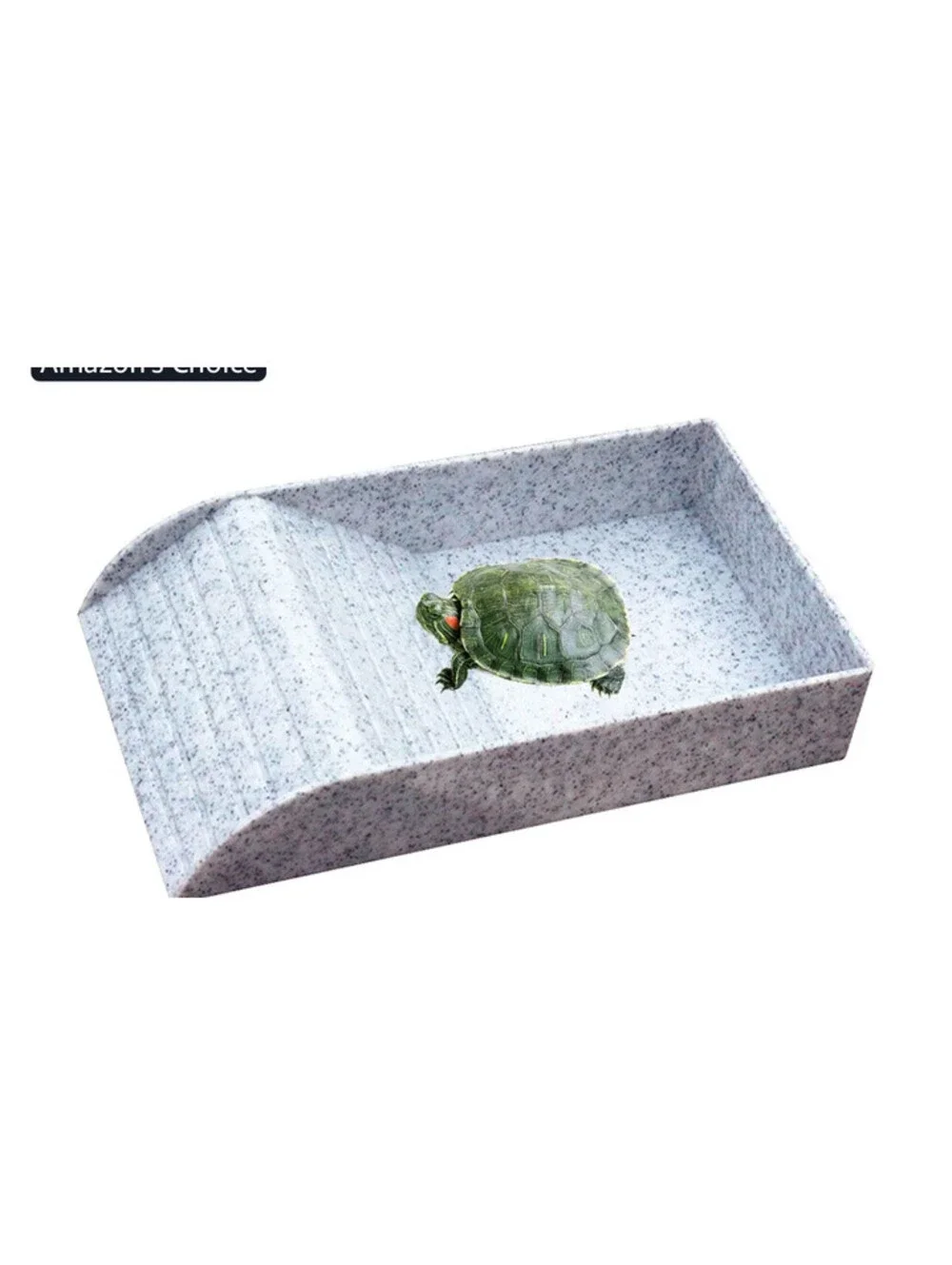 3pcs Tortoise Food Dish Ramp Basking Platform Leaf Tortoise Water Food